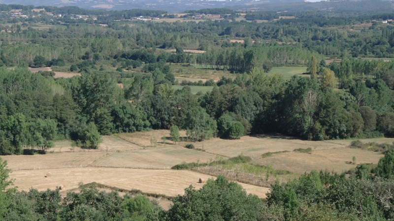 vista dende o cima da riba da VEIGA