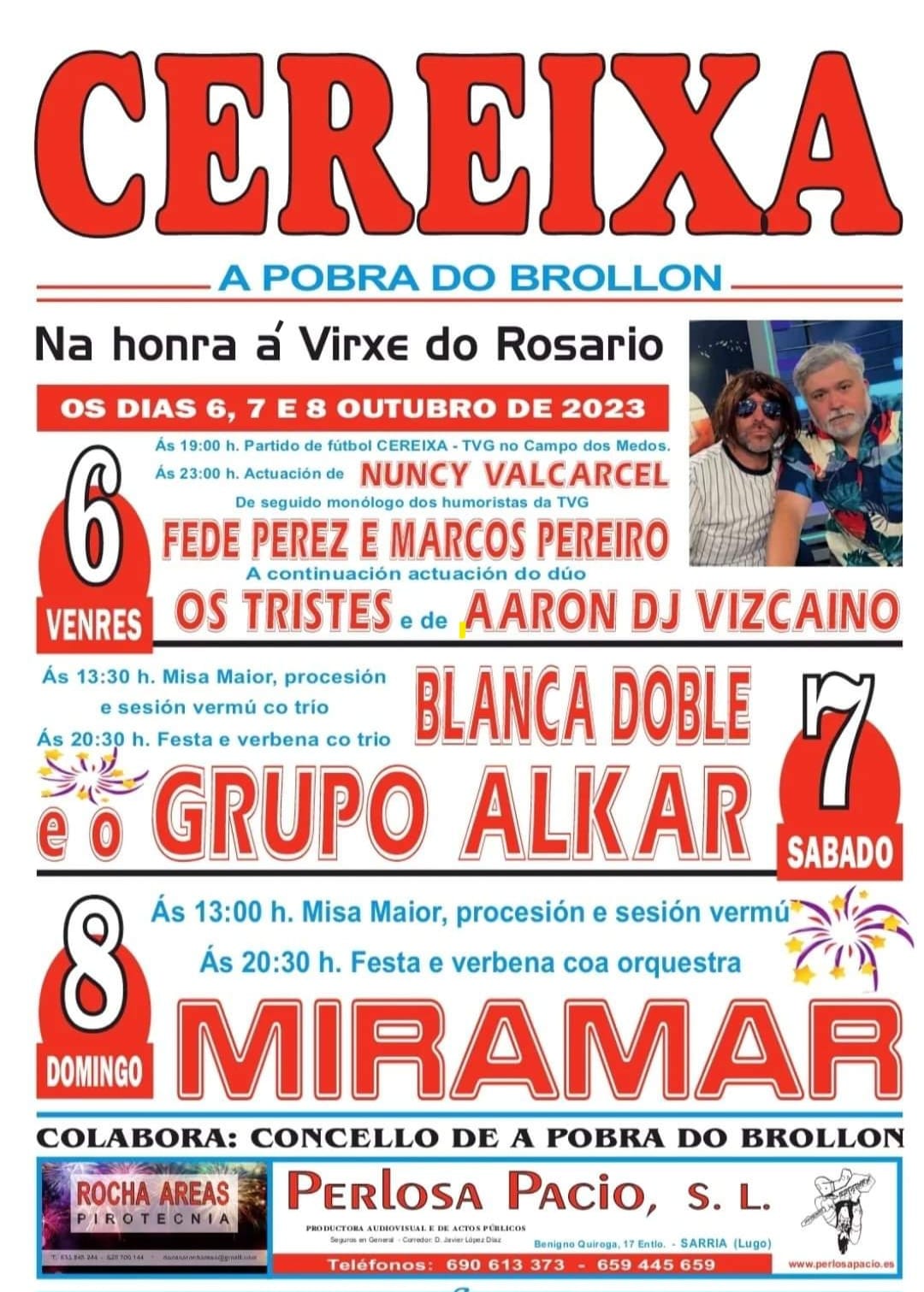 CARTEL DA FESTA DE CEREIXA 2023